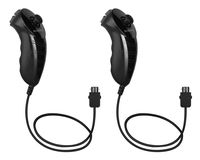 2Packs Nunchuk Nunchuck Controller Remote Video Game for Nintendo Wii Wii U Console