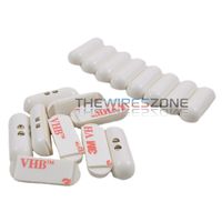 10pk White Terminal Pill Magnetic Door Window Contact Reed Switch Security Alarm
