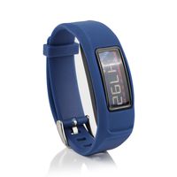 honecumi Replacement Bands Compatible with Garmin Vivofit 2 Watch Band Strap Bracelet-Colorful Soft Silicone Wrist Band Strap Accessory for Men & Women-Metal Clasp Bands-Free Size