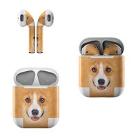 Skin Decals for Apple AirPods - Corgi - Sticker Wrap Fits 1st and 2nd Generation