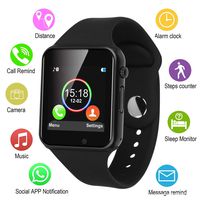 IOQSOF Smart Watches, Touchscreen Bluetooth Smart Watch with Camera, Android Smartwatch, Waterproof Smart Watches Compatible Samsung iOS iPhone X 8 7 6 6S Plus 5 Men Women