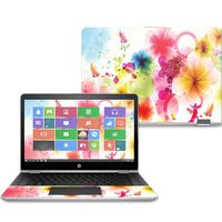 Mightyskins Skin Compatible with Hp Pavilion X360 14" (2017) - Pollinate | Protective, Durable, and Unique Vinyl Decal Wrap Cover | Easy to Apply, Remove, and Change Styles | Made in The USA