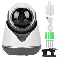 110-240V 1080P Full HD Network Security Camera Night Webcam(US-Black)