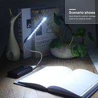 Newest Arrival Fashionable Mini Flexible 10 LED USB Portable Lamp Light for Laptop Notebook Desktop PC Convenient for Reading