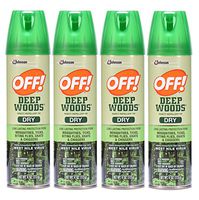 OFF! Deep Woods Dry Insect Repellent VIII 4 oz (4 Pack)