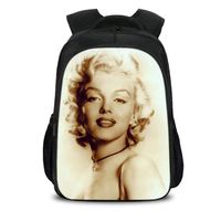 Womens Marilyn Monroe Backpack Laptop Bag Back to School