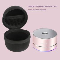 LENRUE A2 Portable Bluetooth Speaker, Hard EVA Case Packed, Good Sound,Brief Design,Perfect Mini Speaker for Room, Car, Travelling, Camping, Picnic (Rose Gold)