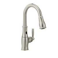 Moen 7185ESRS Brantford Motionsense Two-Sensor Touchless One-Handle High Arc Pulldown Kitchen Faucet Featuring Reflex, Spot Resist Stainless