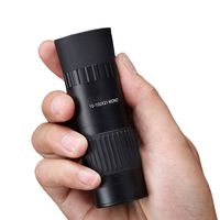 Ueasy Compact Monocular 10x to 100x Zoom 21mm Pocket Size Mini Hd Telescope Monocular with Tripod