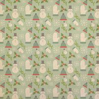 Joy and Cheer Snow Gear Christmas Kraft Present Gift Wrap Wrapping Paper