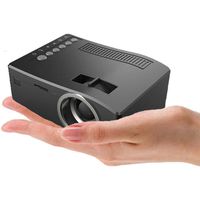 GBSELL New 1080P HD LED Home MulitMedia Theater Cinema USB TV VGA SD HDMI Mini Projector (Black)