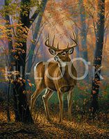 Hi-Look Microfiber Cleaning Cloth - Woodland Mist - Deer