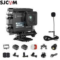 SJCAM SJ6 Kit {Including Extra Battery, SJCAM Long Microphone } SJ6 Legend Dual Screen 2″ LCD Touch Screen 2880×2160 Novatek NT96660 MN34120PA CMOS 4K Ultra HD Sport DV Action Camera