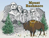 Hi-Look Microfiber Cleaning Cloth - Mt. Rushmore