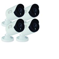 Night Owl Security CAM-4PK-HDA10W-BU HD Wired Security Bullet Cameras, 1080p(White)-Pack of 4