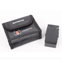 Rantow Mavic Fireproof Explosion-proof Safety Storage Lipo Battery Bag Charge Guard Pouch Protection Sack for DJI Mavic Air Drone, for 1PC/2PCS/3PCS Batteries (Large (for 3pcs battery))