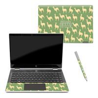 MightySkins Skin Compatible with HP Pavilion x360 14" (2018) - Llama | Protective, Durable, and Unique Vinyl Decal wrap Cover | Easy to Apply, Remove, and Change Styles | Made in The USA