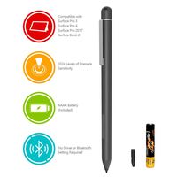Surface 2019 Pen, Active Stylus Pen,Microsoft Stylus Pen for Surface Pro 6, Pro 5, Pro 4, Pro 3, Surface Laptop 2,Surface Book 2, Book 1,Surface Go,1024 Level Pressure Sensitivity (Black)