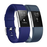 Fundro Replacement Bands Compatible with Fitbit Charge 2, Classic & Special Edition Adjustable Sport Wristbands