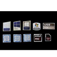 10pcs Original Intel Core i7 8th Gen Inside Sticker Windows 10 USB 3.0