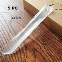 Wonderful Deluxe Disposable Plastic Tableware Premium Cake Knives Cutlery For Party & BBQ - 5 PC (B-Clear)