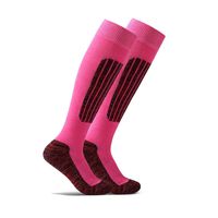 Skiing Socks Adult Knee High Breathable Sweat Absorbent Deodorization Towel Bottom Outdoor Sports Hosiery Footwear for Women,Men,Unisex 10 Colors Available