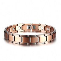 Mishow Pure Copper Magnetic Therapy Bracelet with High Powered Magnets for Arthritis Pain Relief