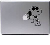 Joe Cool Snoopy Vinyl Decal for Macbook