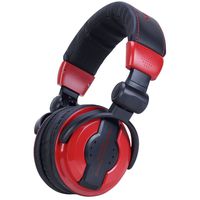 American Audio Hp 550 Red Foldable Professional Headphones