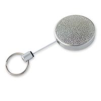 Lucky Line Heavy Duty Retractable Key Reel, Standard-Size, Silver (46701)