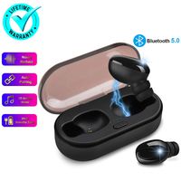 SFABFEMIT Wireless Earbuds,Bluetooth Earbuds Wireless Earphones Noise Cancelling with Mic Charging Case,Sport Running Mini True Stereo Earbuds Bluetooth Compatible Android Samsung Phones X 8 7 (white)