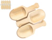 Perfect Stix 10-Pack Mini Wood Scoop, 4-1/4 L x 1-1/4 W-Inch