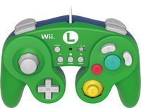 HORI Battle Pad for Wii U (Luigi Version) with Turbo - Nintendo Wii U