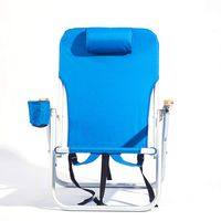Copa 4-Position Aluminum Backpack Chair with Storage Bag, Blue