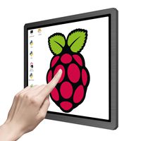 Touchscreen Portable Monitor, 12.3 Inch 1600x1200 4:3 IPS HDMI/VGA/DVI Input for Industrial Equipment,10 Point Touch Computer Display Speaker VESA Fit for Raspberry Pi TV Box PS4 Xbox Laptop Phone Mac