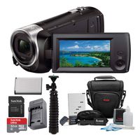 Sony HD Video Recording HDRCX440 Handycam Camcorder w/ 32GB Deluxe Accessory Bundle