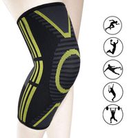 Compression Knee Sleeve, 1 Pair Best Knee Brace Support for Men & Women, Knee Support for Arthritis, ACL, Running, Pain Relief, Injury Recovery, Basketball and More Sports