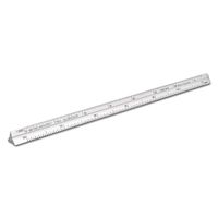 Alumicolor 3410-1 Aluminum Architect Metric Pocket Scale, 15CM, Silver