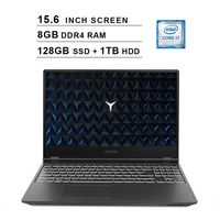Lenovo 2019 Legion Y540 15.6 Inch FHD IPS Gaming Laptop (9th Gen Intel 6-Core i7-9750H up to 4.5 GHz, 8GB RAM, 128GB PCIe SSD + 1TB HDD, Nvidia GeForce GTX 1660 Ti, Bluetooth, WiFi, HDMI, Windows 10)
