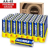 ALLMAX All-Powerful Alkaline Batteries - AA (48-Pack) - Premium Grade, Ultra Long-Lasting and Leak Proof with EnergyCircle Technology (1.5 Volt)