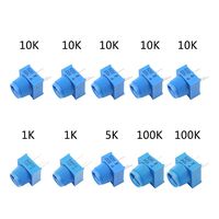 MCIGICM Potentiometer Assortment 1K 5K 100K 10K Ohm Breadboard Trim Potentiometer kit with Knob for Arduino
