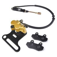 Chinese Dirt Pit Bike Rear Brake Master Cylinder & Caliper Baja SSR 70cc - 200cc Fit 15mm Wheel Shaft