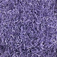 Worlds Crinkle Cut Paper Shred for Packing Filler Gift Wrap Basket Filler Colored Crinkle Paper 8OZ Lavender