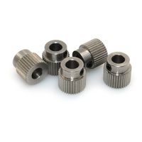 BIQU Extruder Pulley 36Teeth Bore 5mm Stainless Steel Drive Gear for 1.75mm & 3mm 3D Printer Filament (Pack of 5pcs)