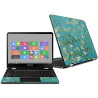 MightySkins Skin Compatible with Samsung Chromebook Pro 12.3" - Almond Blossom | Protective, Durable, and Unique Vinyl Decal wrap Cover | Easy to Apply, Remove, and Change Styles | Made in The USA