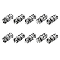 SIENOC 10 Packs BNC Male to Male Adapters FOR CCTV Coax(10 packs BNC Male to Male Adapters)