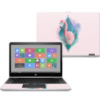 Mightyskins Skin Compatible with Hp Pavilion X360 14" (2017) - Flamingo Vice | Protective, Durable, and Unique Vinyl Decal Wrap Cover | Easy to Apply, Remove, and Change Styles | Made in The USA