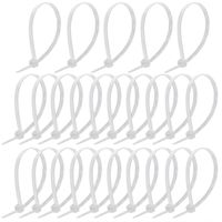 Spofit 25pcs Cable Zip Ties Heavy Duty Hold Nylon Tie Wrap Thick UV Resistant Cable Organization (30 inch, white)