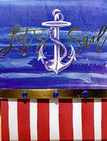 Molly & Rex Gold Foil Gem Mini Notepad, Lets Sail 61550