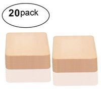 CHDHALTD 20 Pack IC Chipset GPU CPU Thermal Heatsink Copper Pad Shim Size 20 x 20mm (0.3mm)